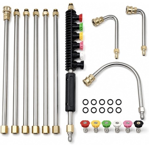 Telescoping pressure washer - pressure,
